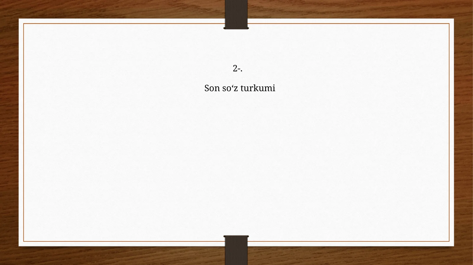 Son so‘z turkumi