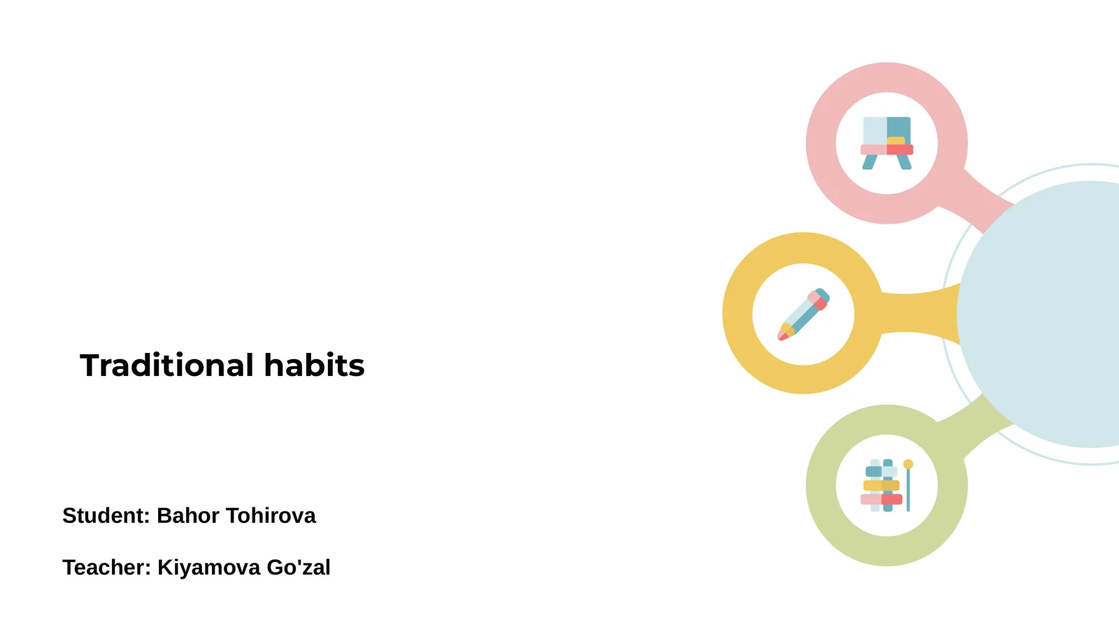 Traditional habits