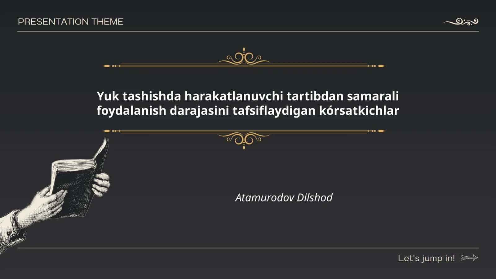 Yuk tashishda harakatlanuvchi tartibdan samarali foydalanish darajasini tafsiflaydigan kórsatkichlar