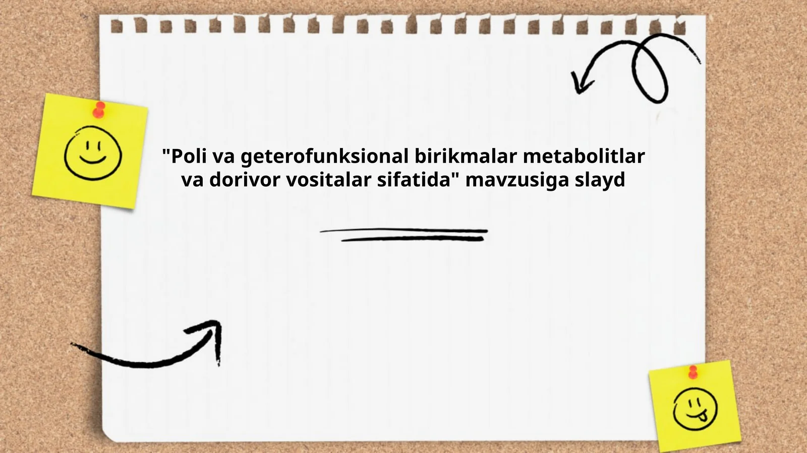Poli va geterofunksional birikmalar metabolitlar va dorivor vositalar sifatida