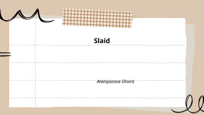 Slaid dizayni prinsiplari