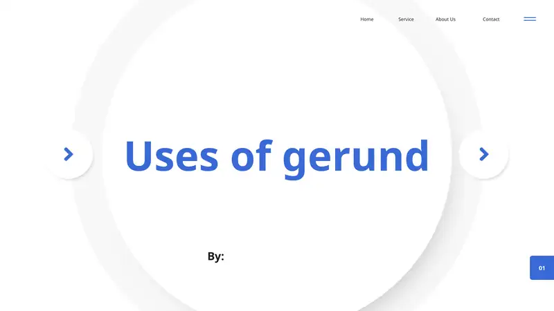 Uses of gerund