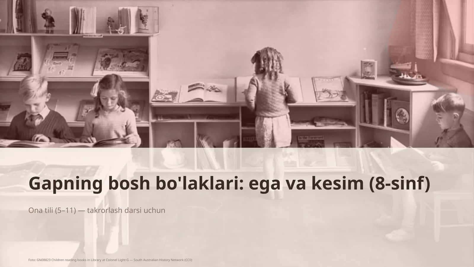 Ona tili (5–11) — takrorlash darsi uchun