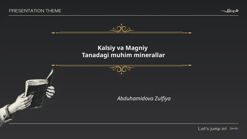 Kalsiy va Magniy