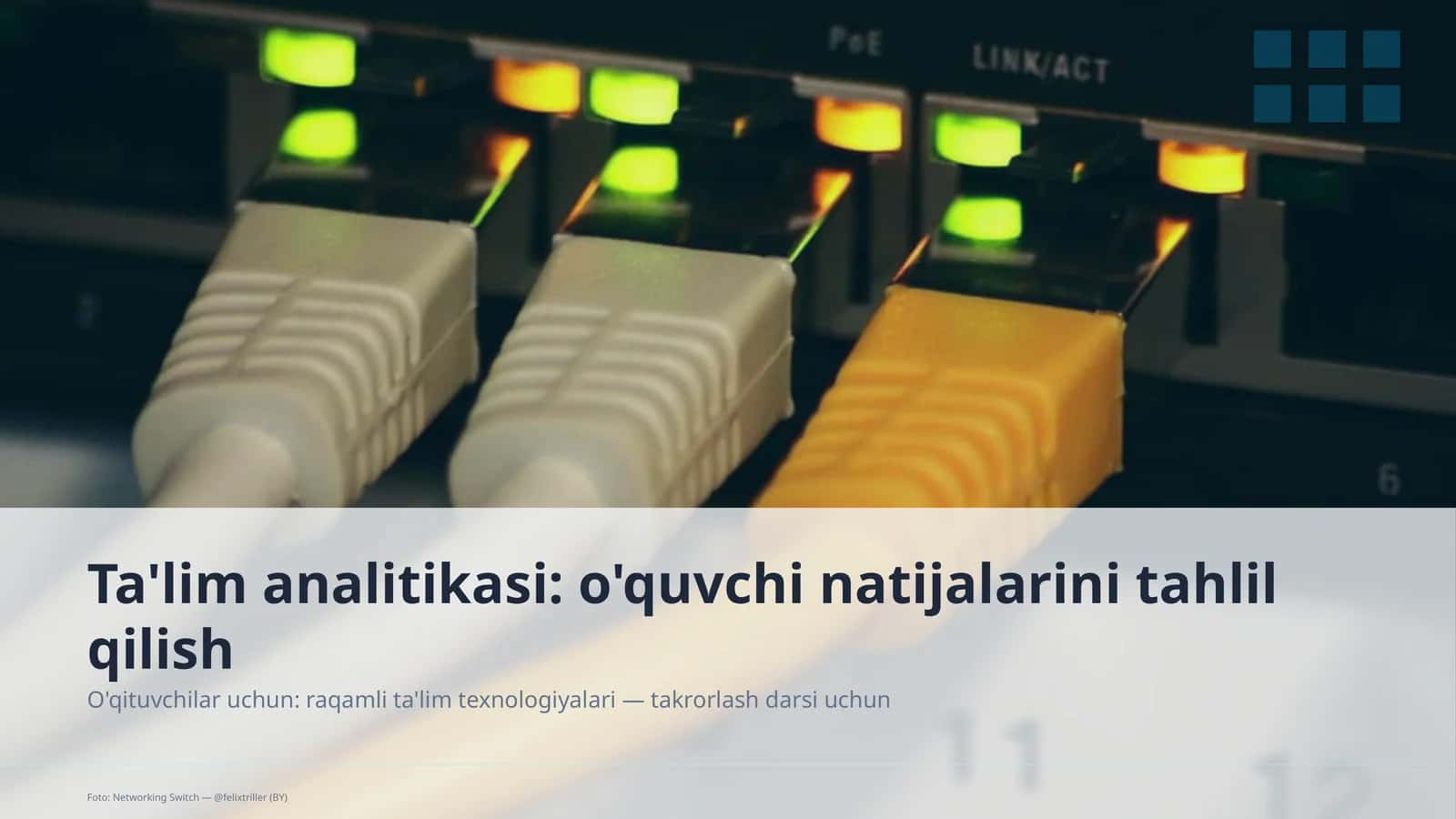 Ta'lim analitikasi: o'quvchi natijalarini tahlil qilish