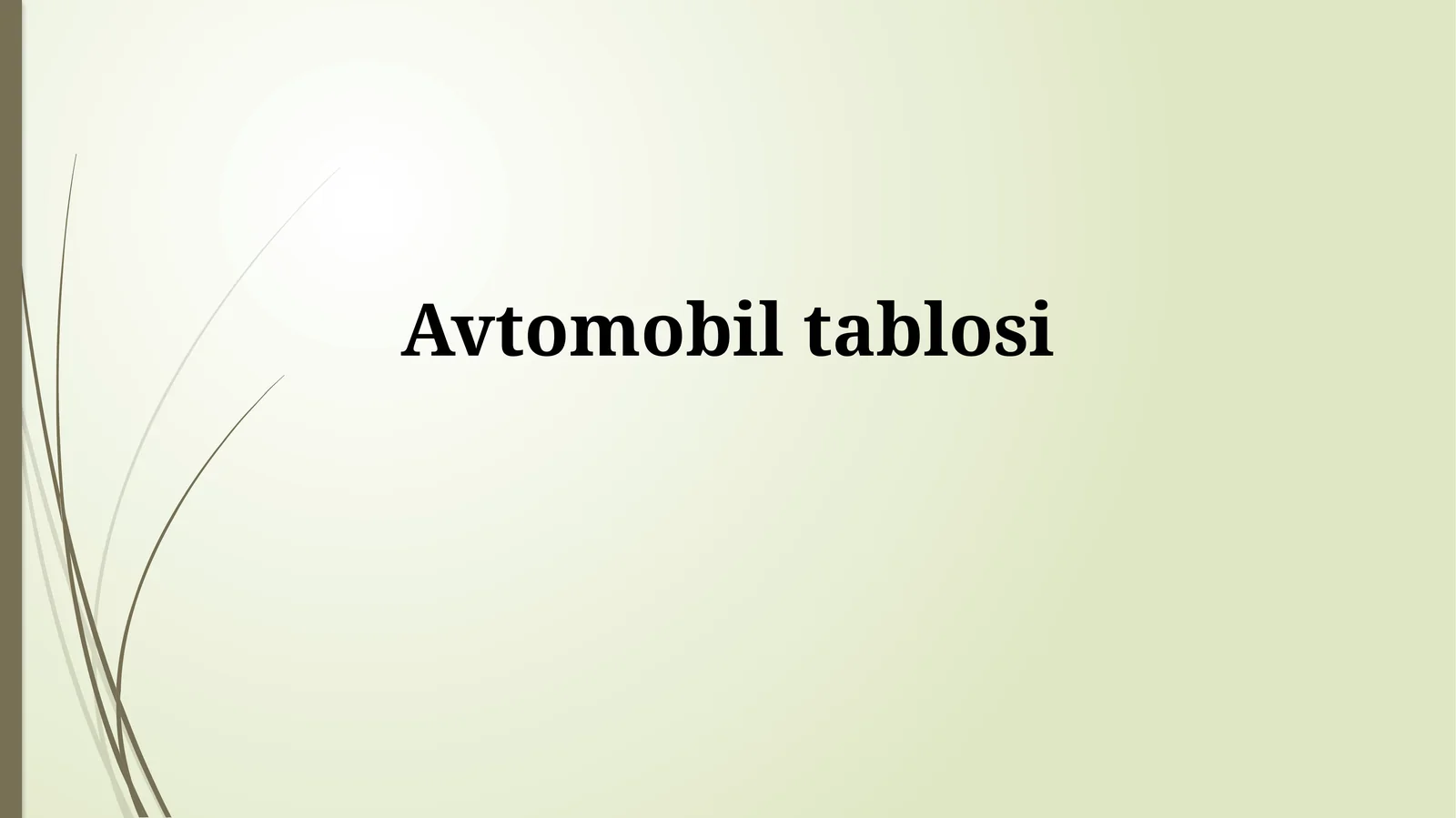 Avtomobiltablosi