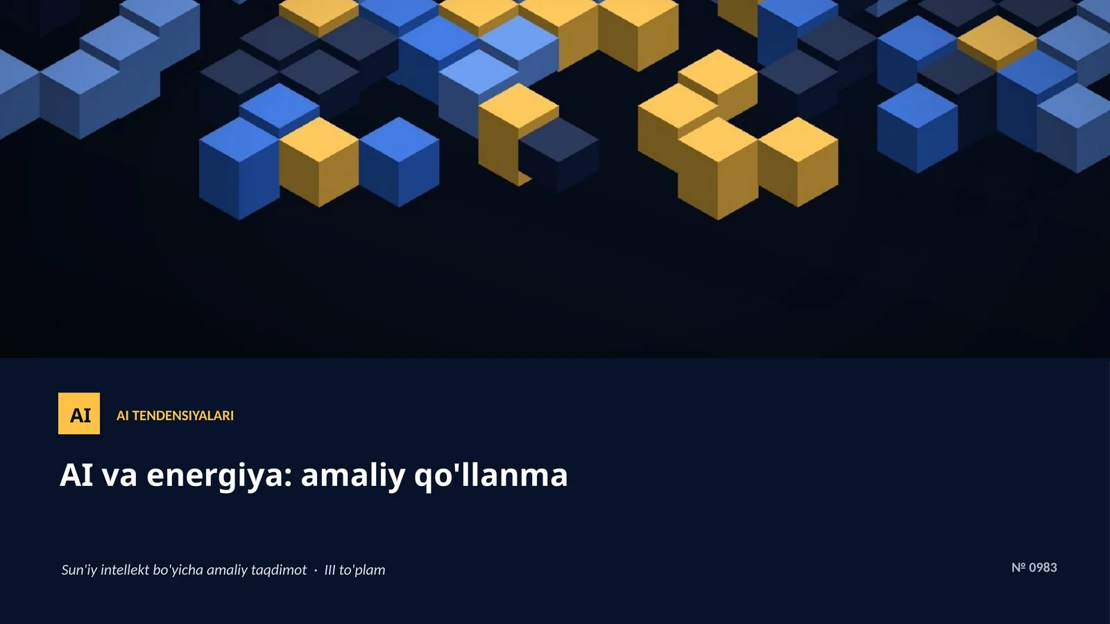 AI TENDENSIYALARI