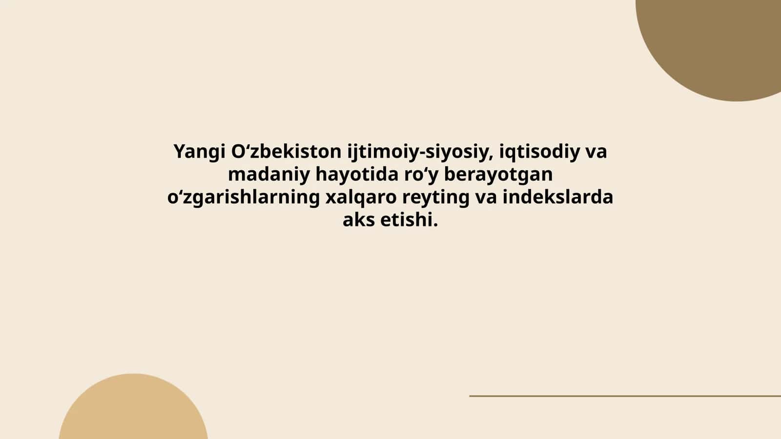 O‘zbekistonning xalqaro korrupsiyaga qarshi kurash reytingi