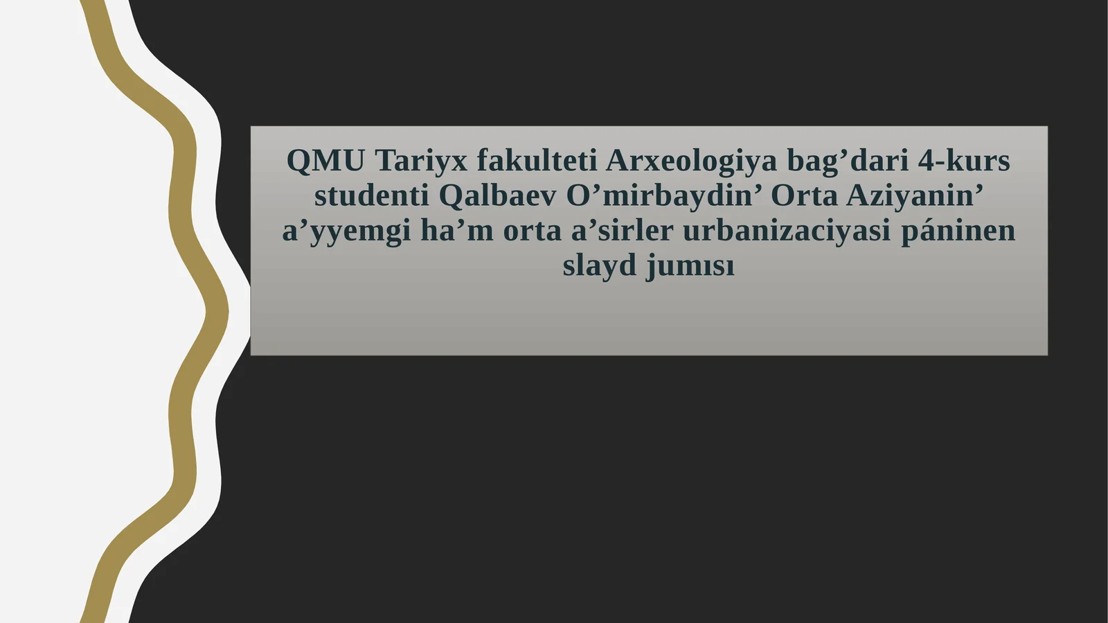 Tashkent qalasi Tariyx Tema