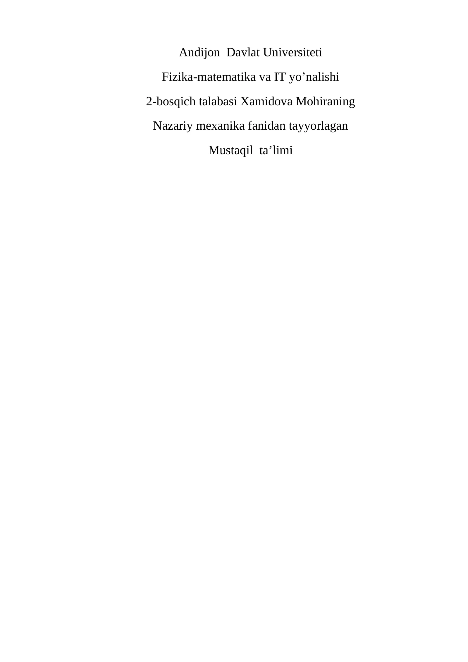 Moddiy nuqtaning so’nuvchi tebranma harakati