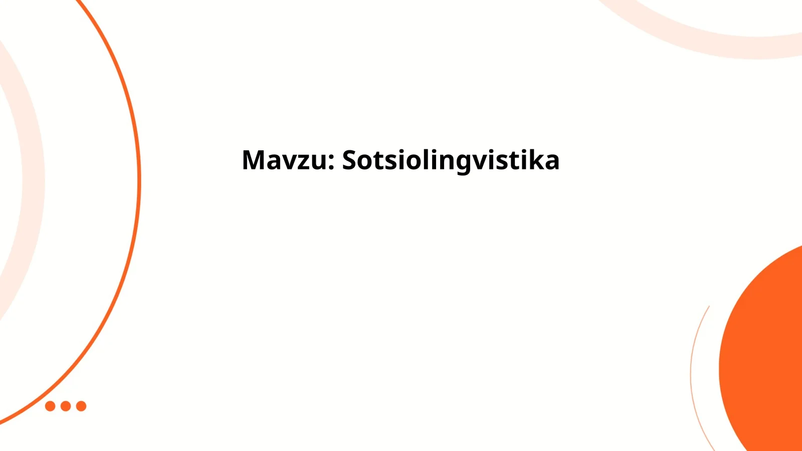 Sotsiolingvistika