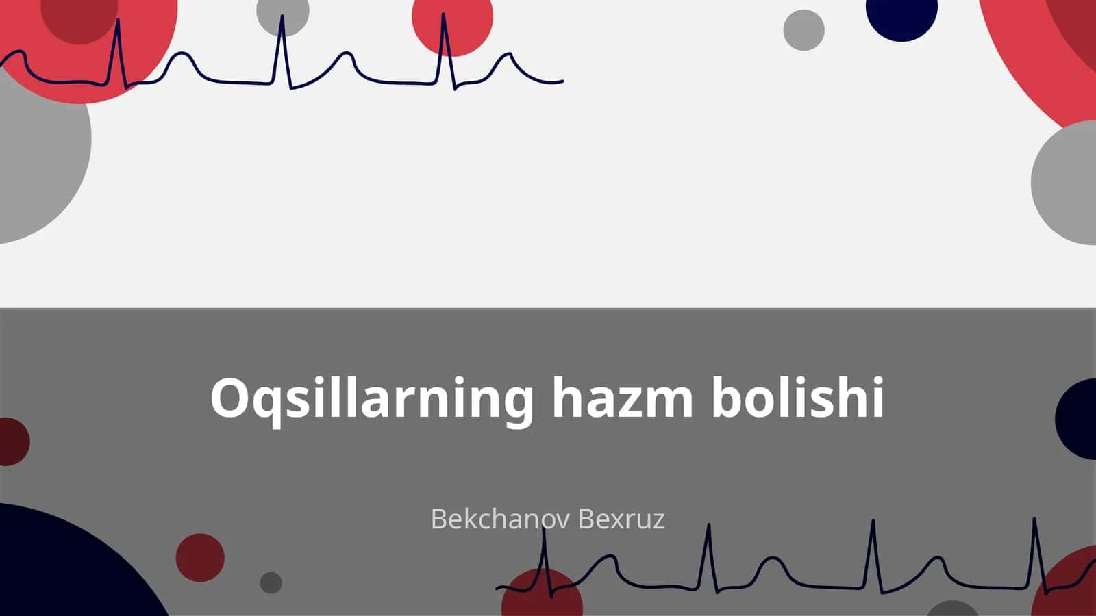 Oqsillarning hazm bolishi