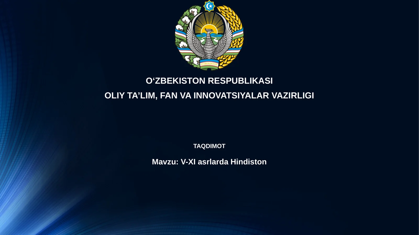 V-XI asrlarda Hindiston