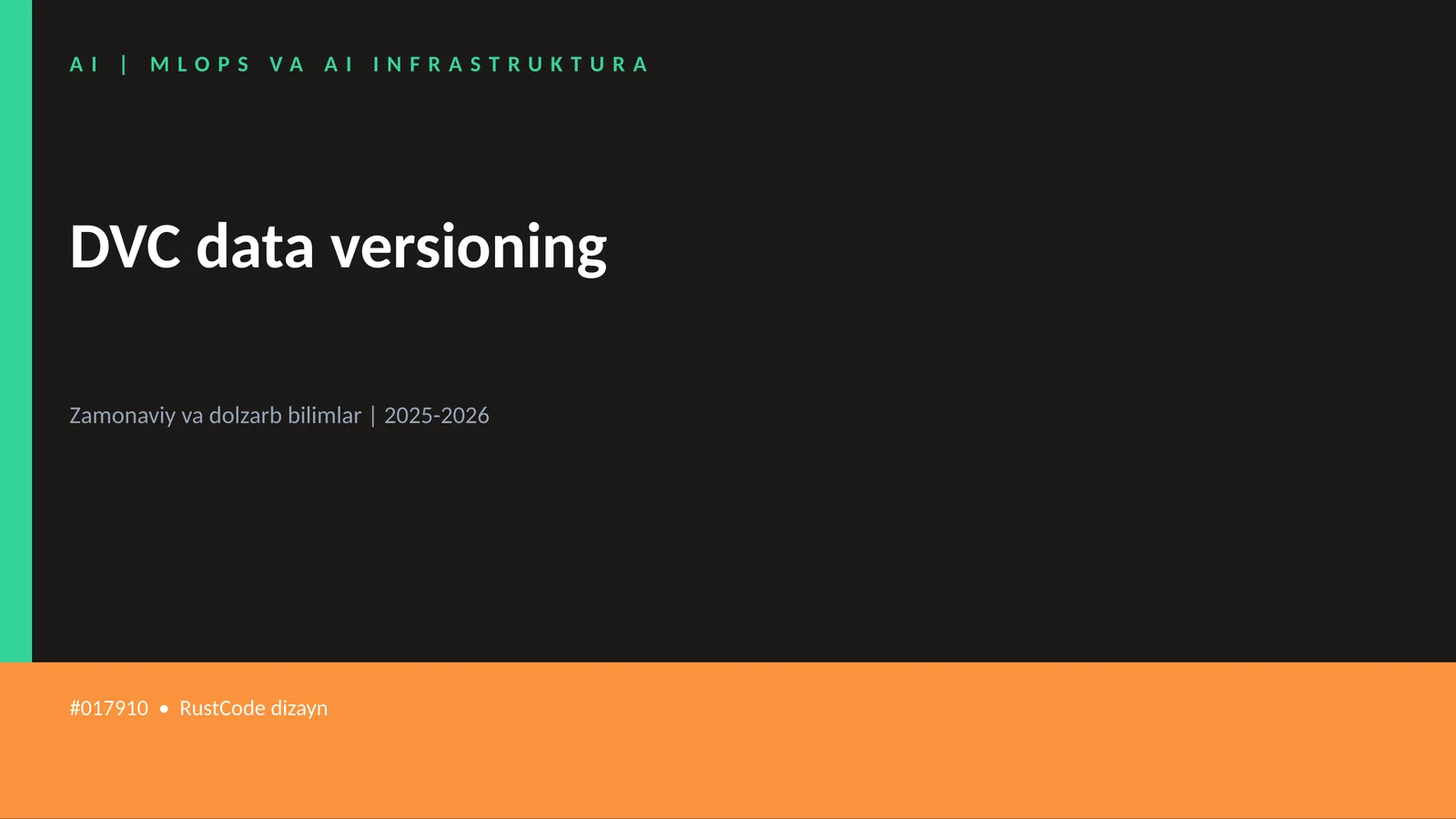 MLOPS VA AI INFRASTRUKTURA