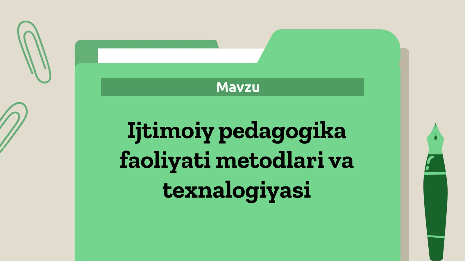 Interaktiv metodlar va texnologiyalar