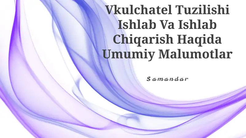 Vulkachatlar: ta'rifi va tasnifi