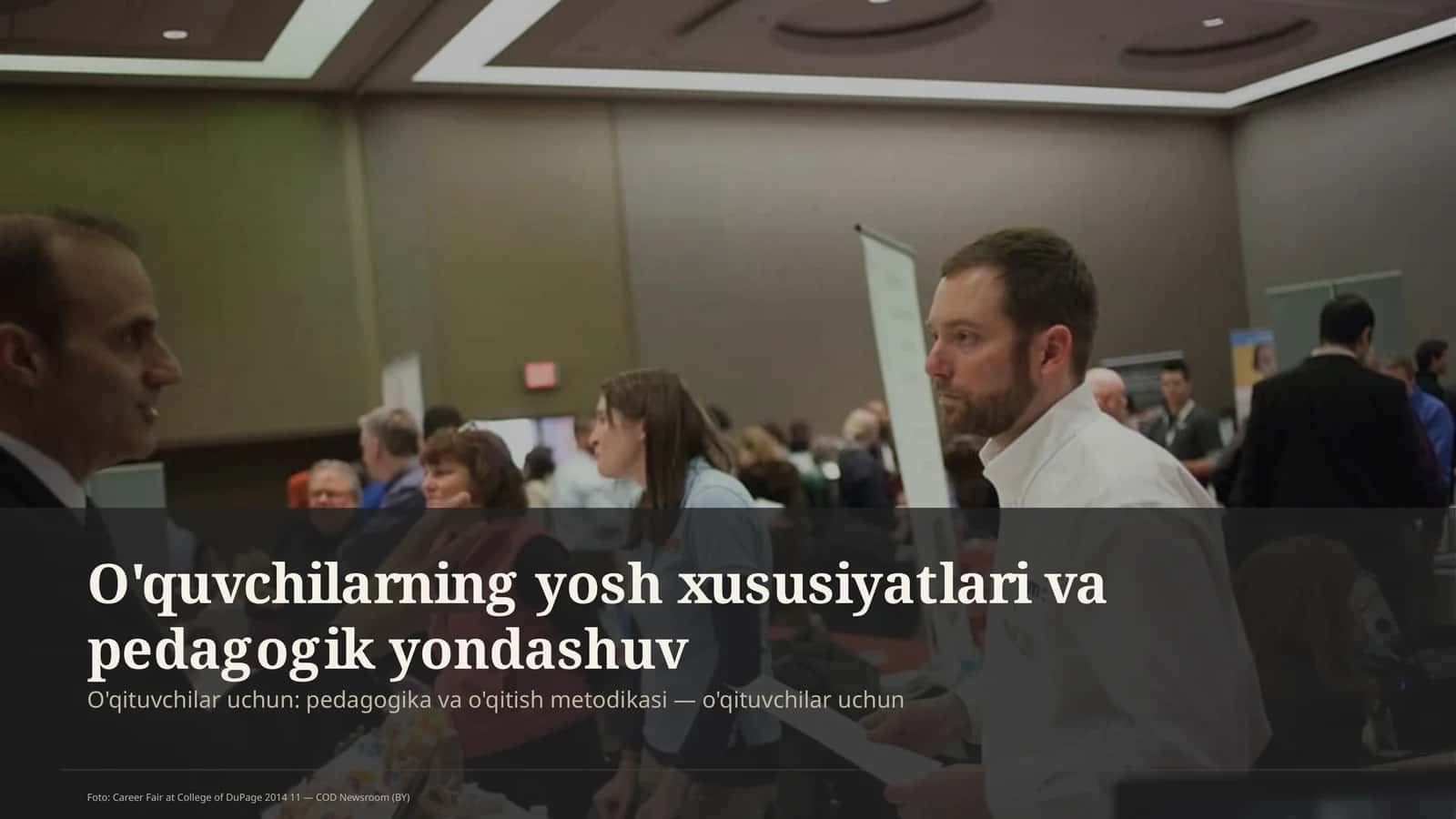 Pedagogika va o'qitish metodikasi