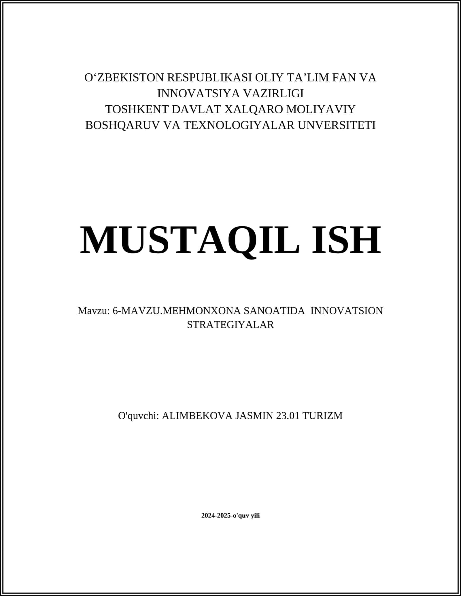 Mehmonxonalarda raqamli transformatsiya
