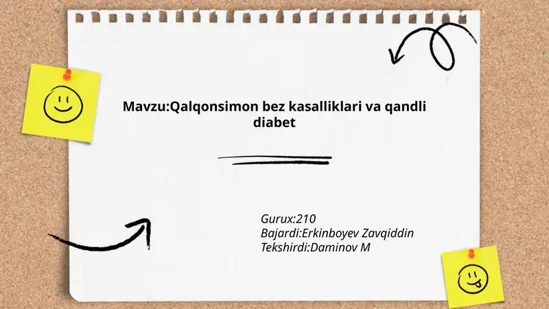 Qalqonsimon bez kasalliklari va qandli diabet