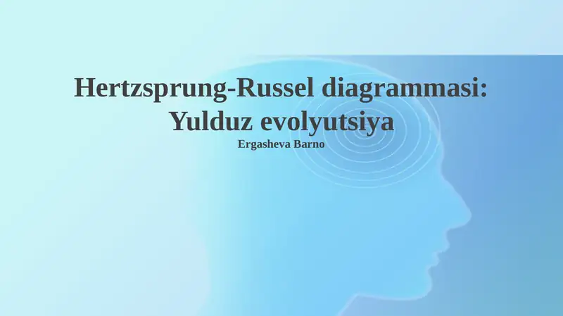 Hertzsprung-Russel diagrammasi