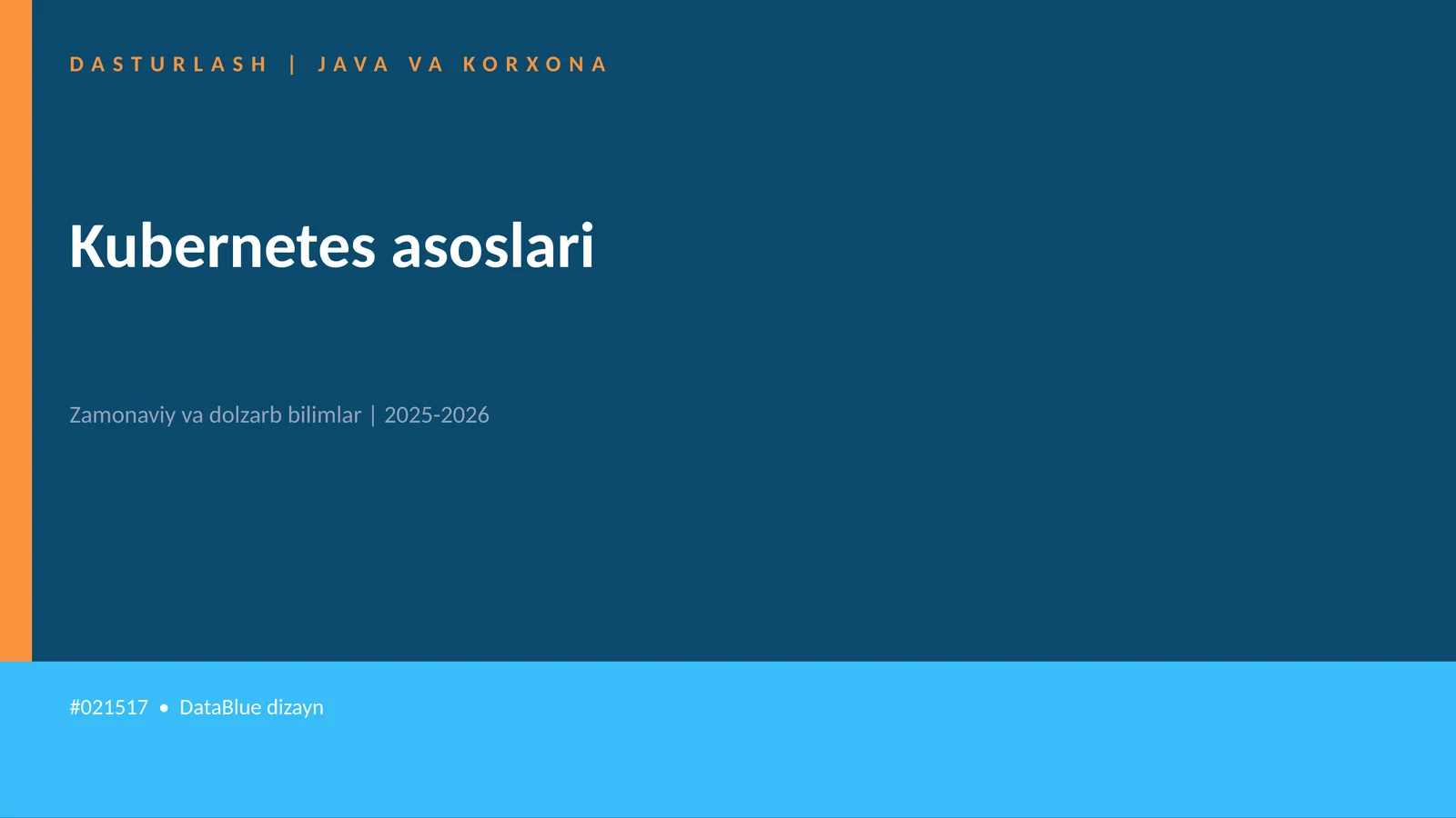 Kubernetes asoslari