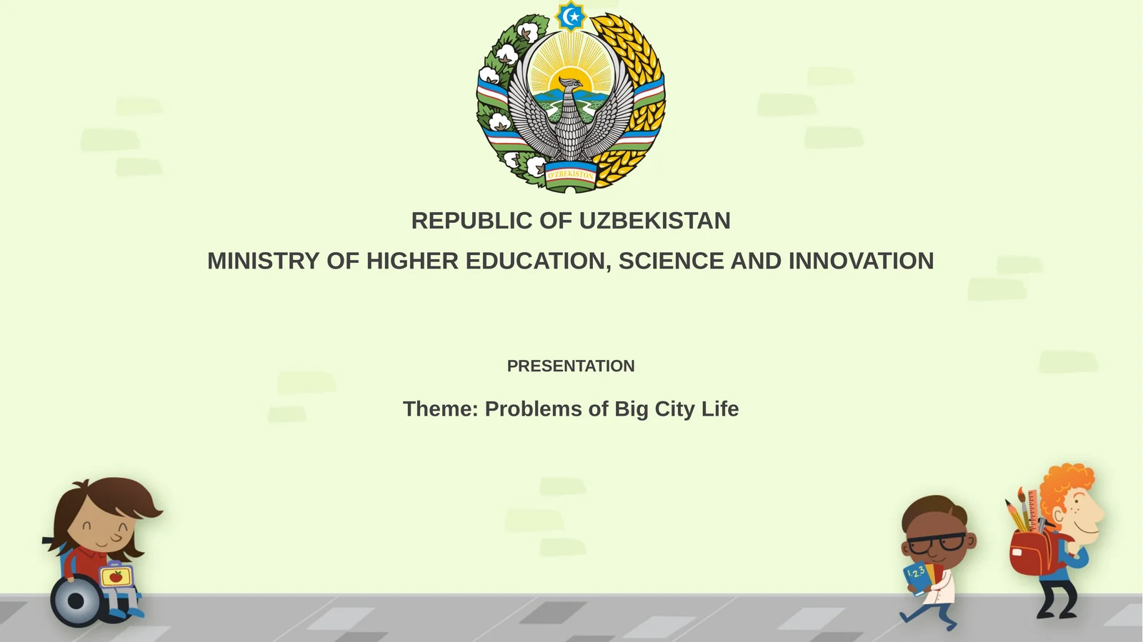 Problems of Big City Life