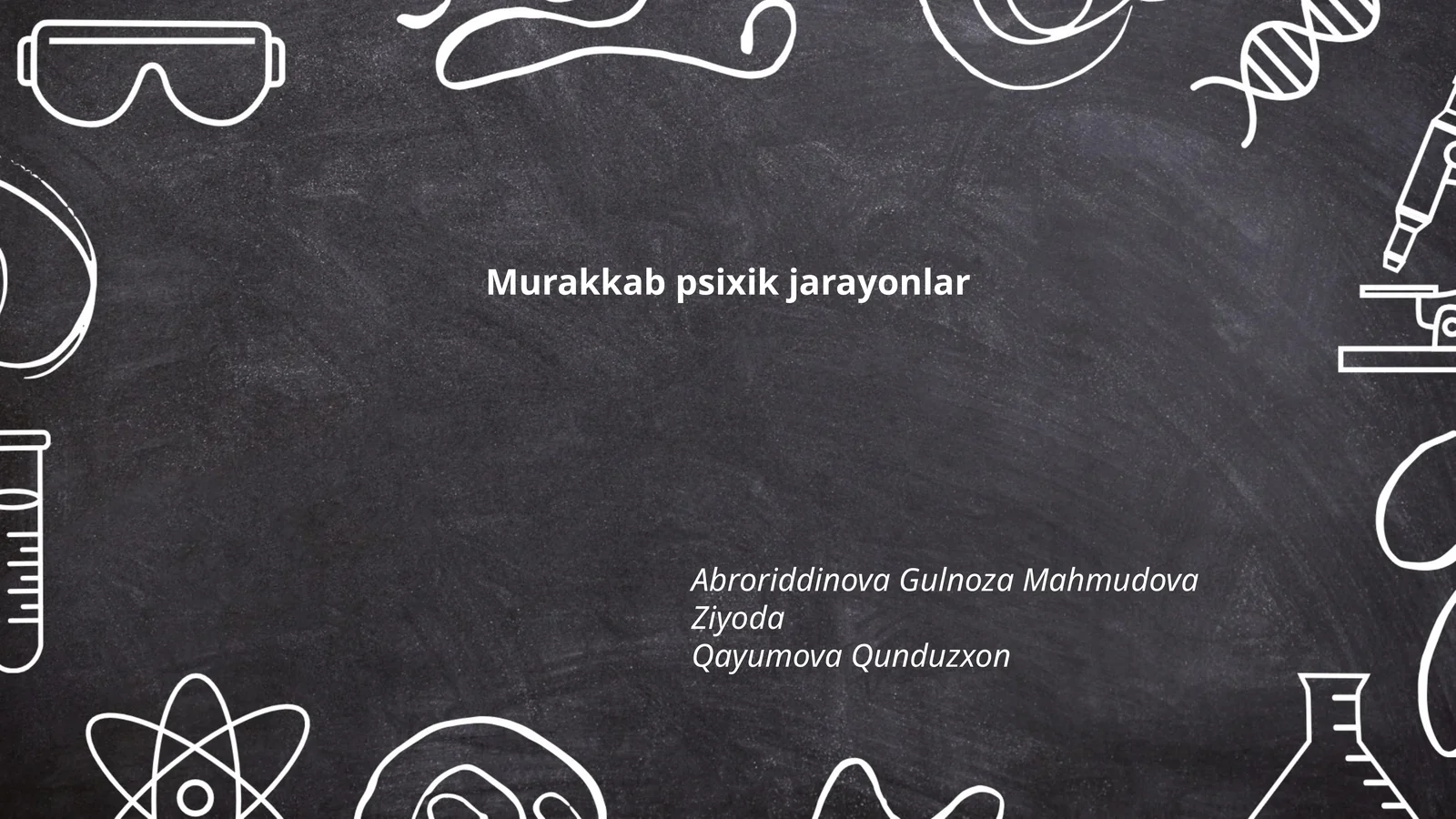 Murakkab psixik jarayonlar