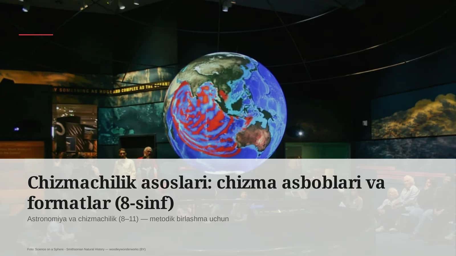 Chizmachilik asoslari: chizma asboblari va formatlar (8-sinf)
