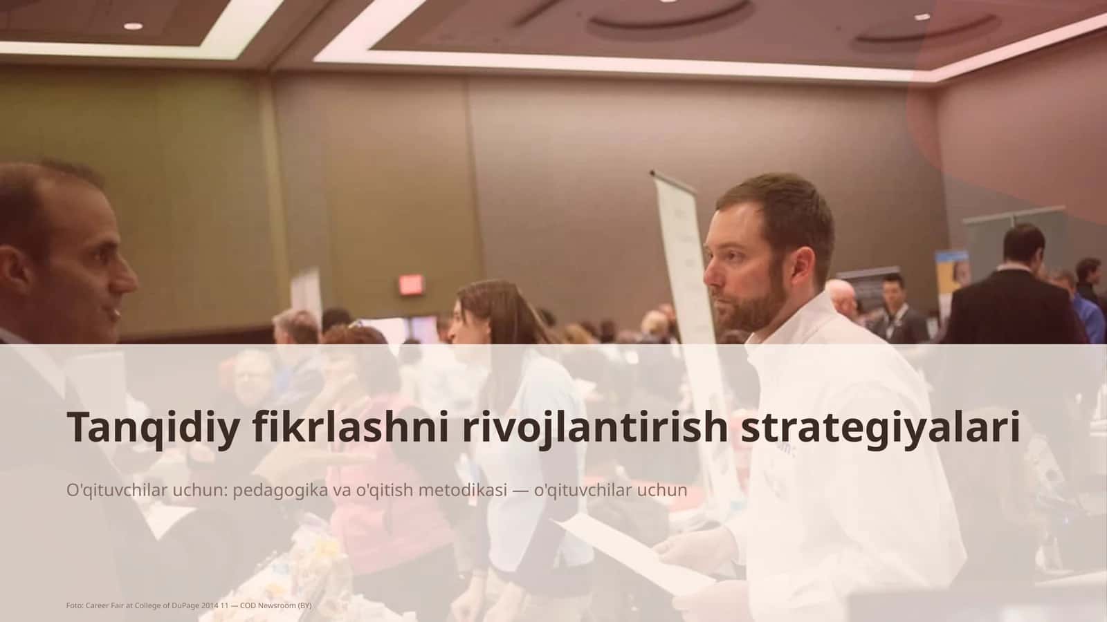 Tanqidiy fikrlashni rivojlantirish strategiyalari