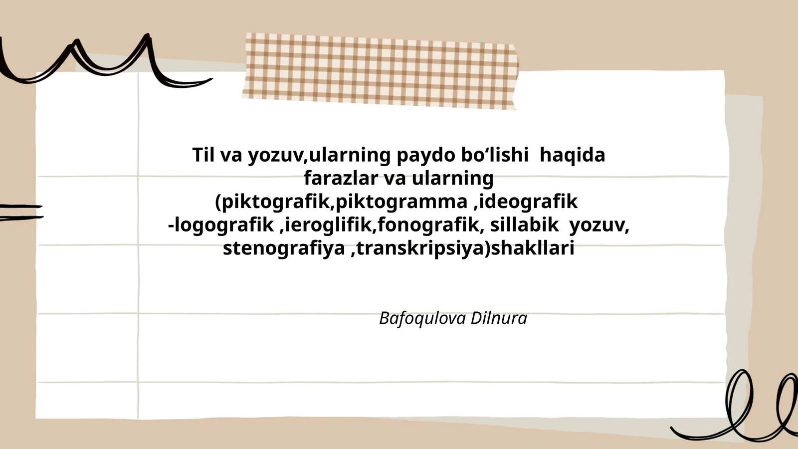 Paydo bo'lishi