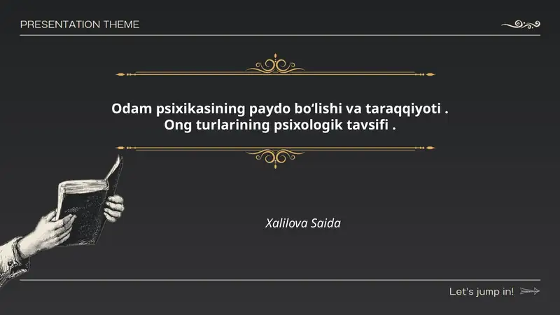 Odam psixikasi