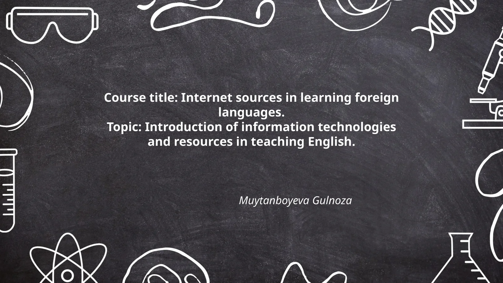 Internet sources in learning foreign languages