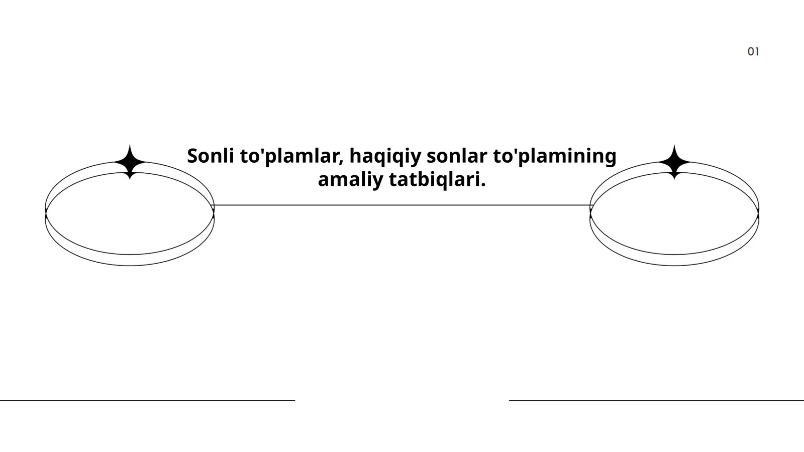 Sonli to'plamlar va ularning tuzilishi