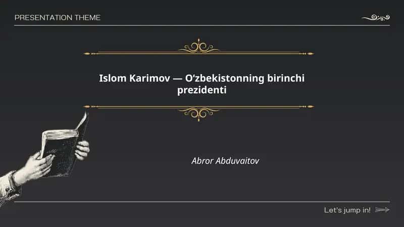 Islom Karimov Hayoti