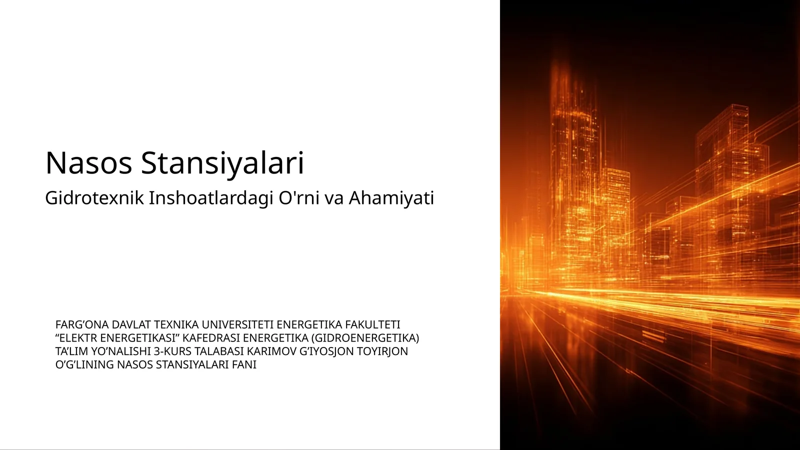 Nasos Stansiyalari