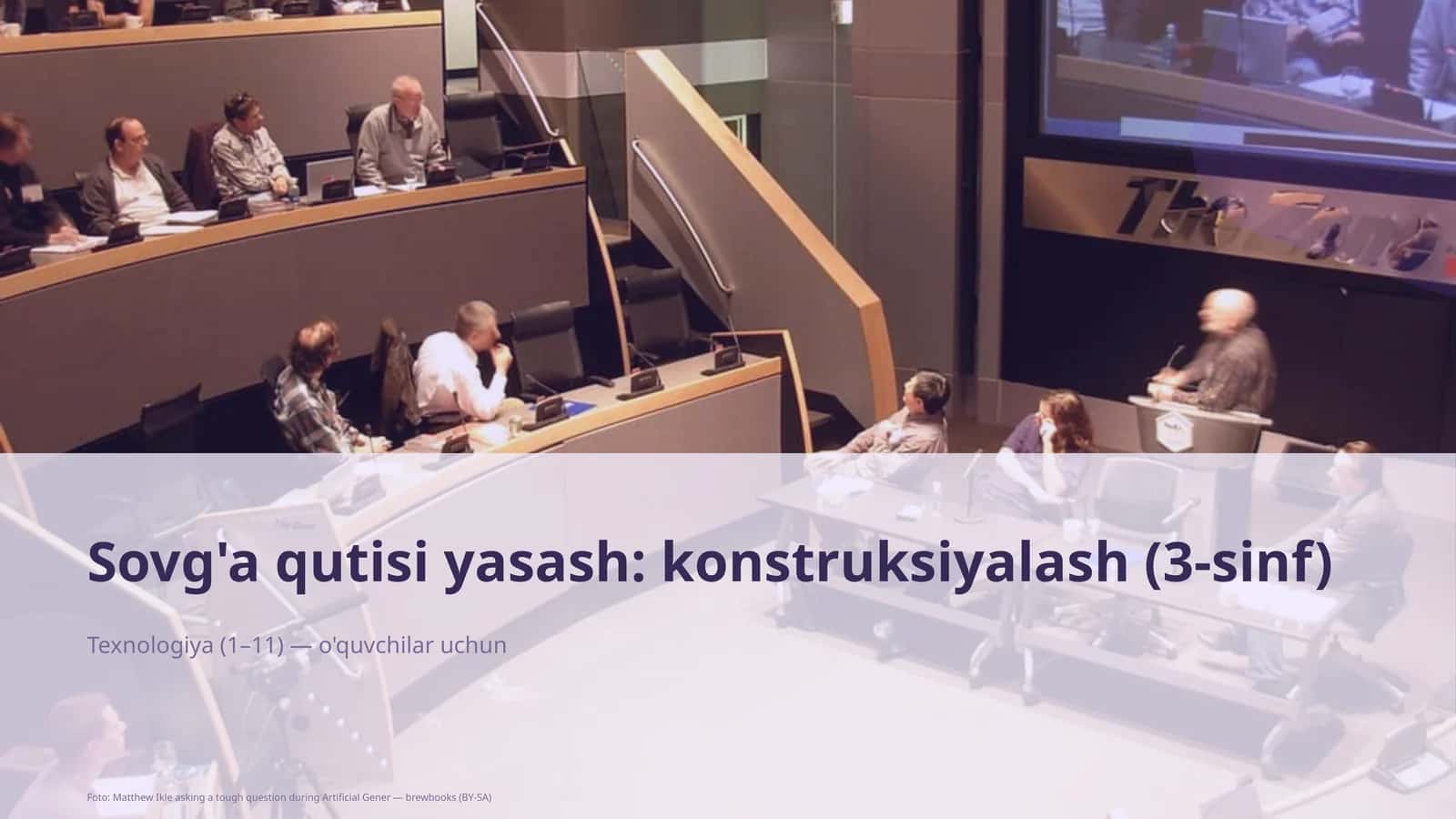Sovg'a qutisi yasash: konstruksiyalash (3-sinf)
