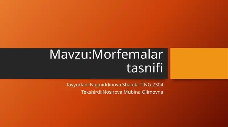 Morfemalartasnifi