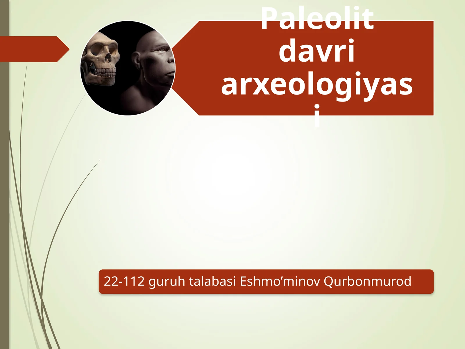 Paleolit davri arxeologiyasi