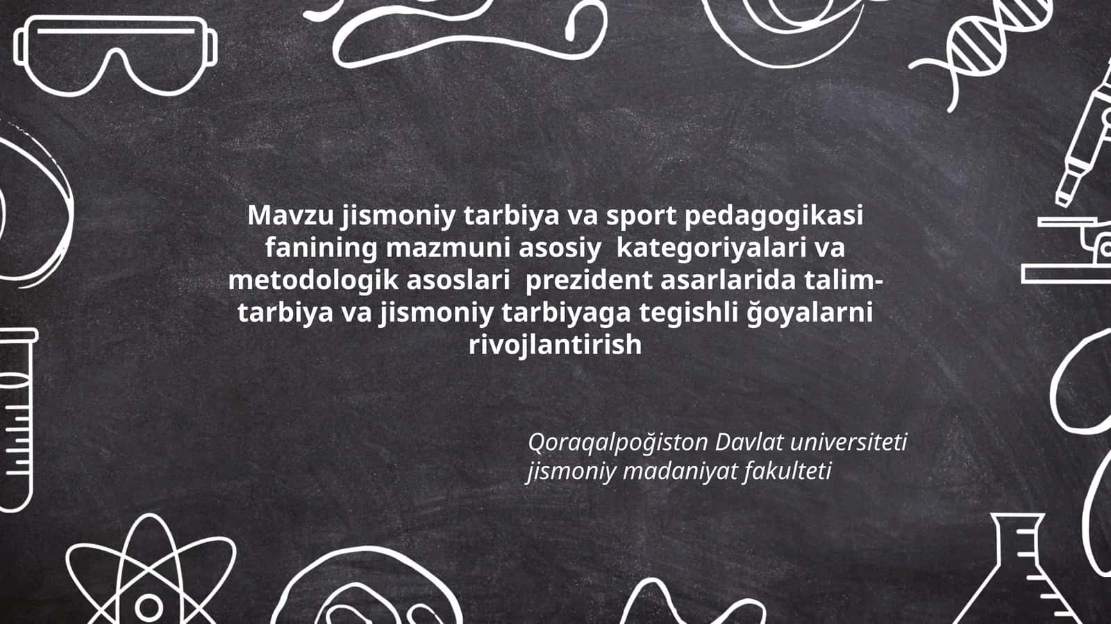 Jismoniy tarbiya va sport pedagogikasi