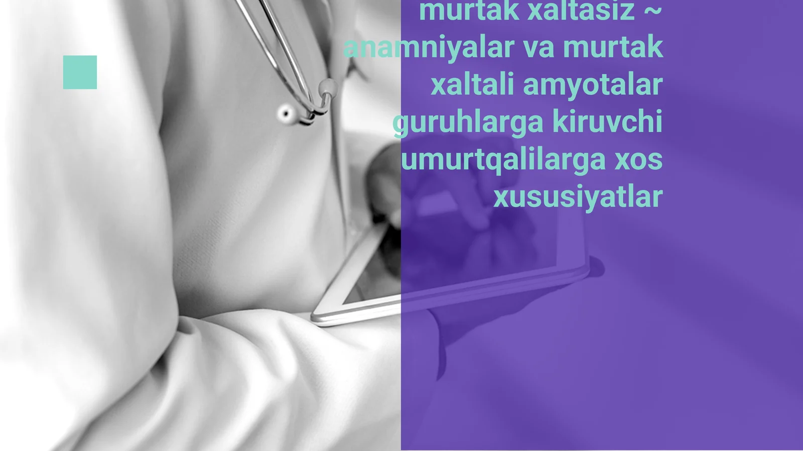 Murtak xaltasiz umurtqalar