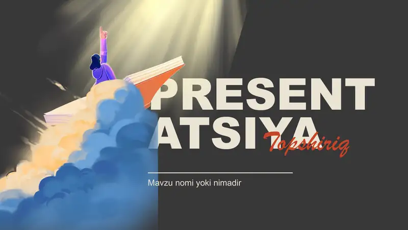 Maktab o'quvchilari uchun universal prezentatsiya shabloni