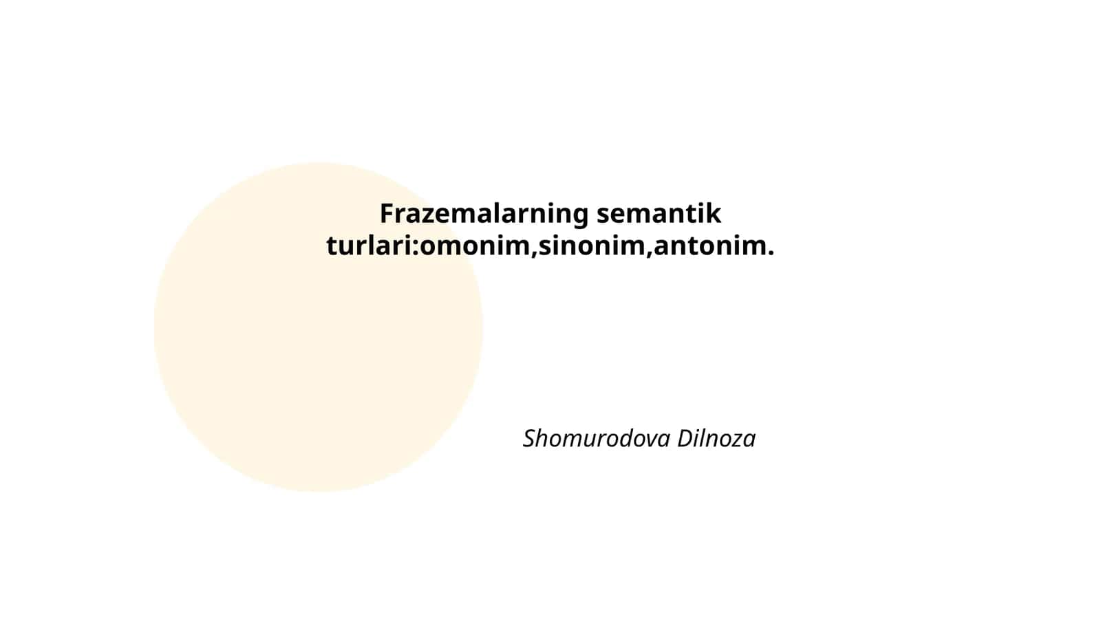 Frazeologik Omonimlar