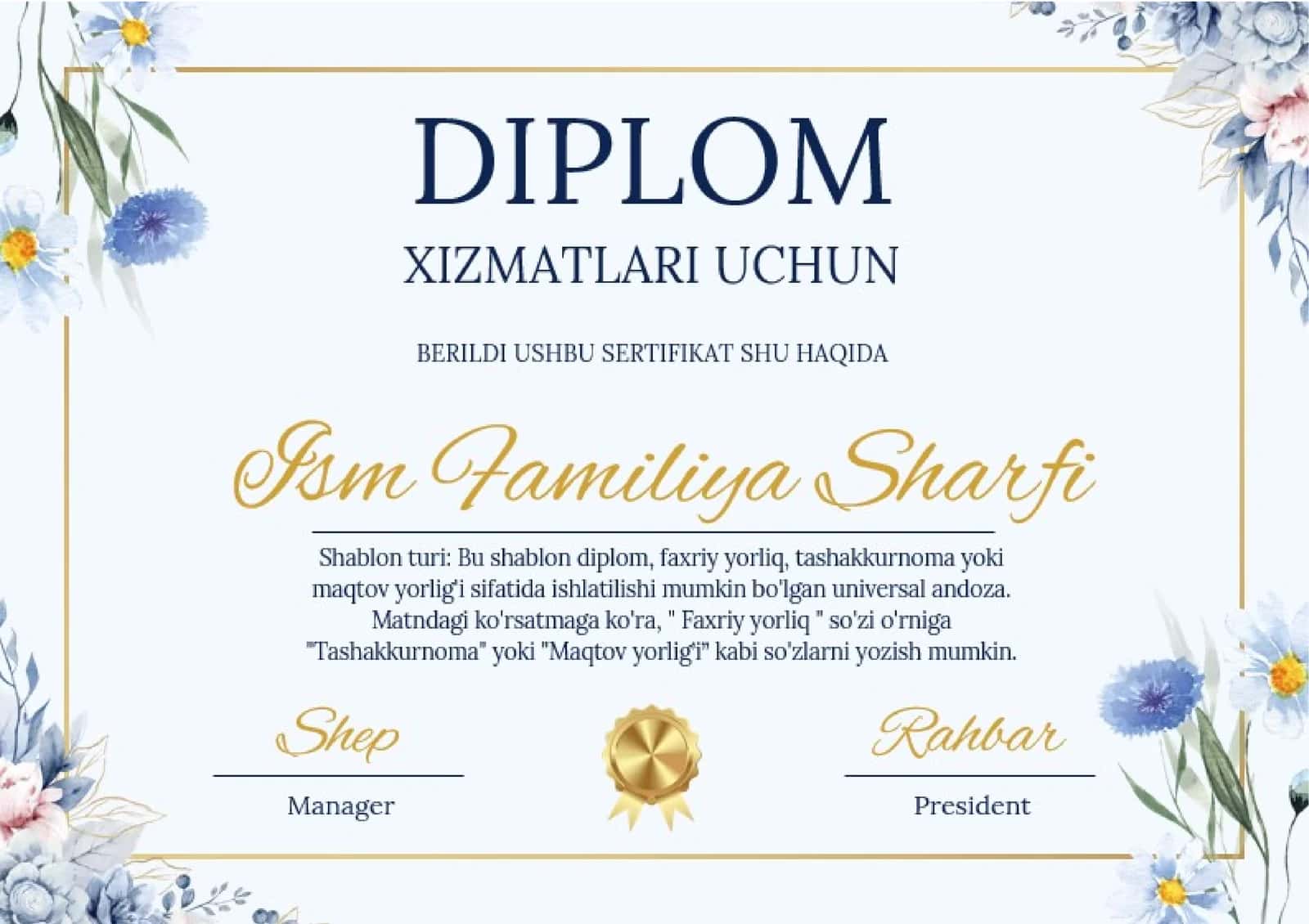 Diplom Sertifikat