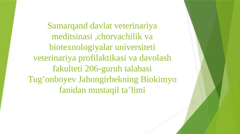 Fermentlarning hujayra ichidagi roʻli