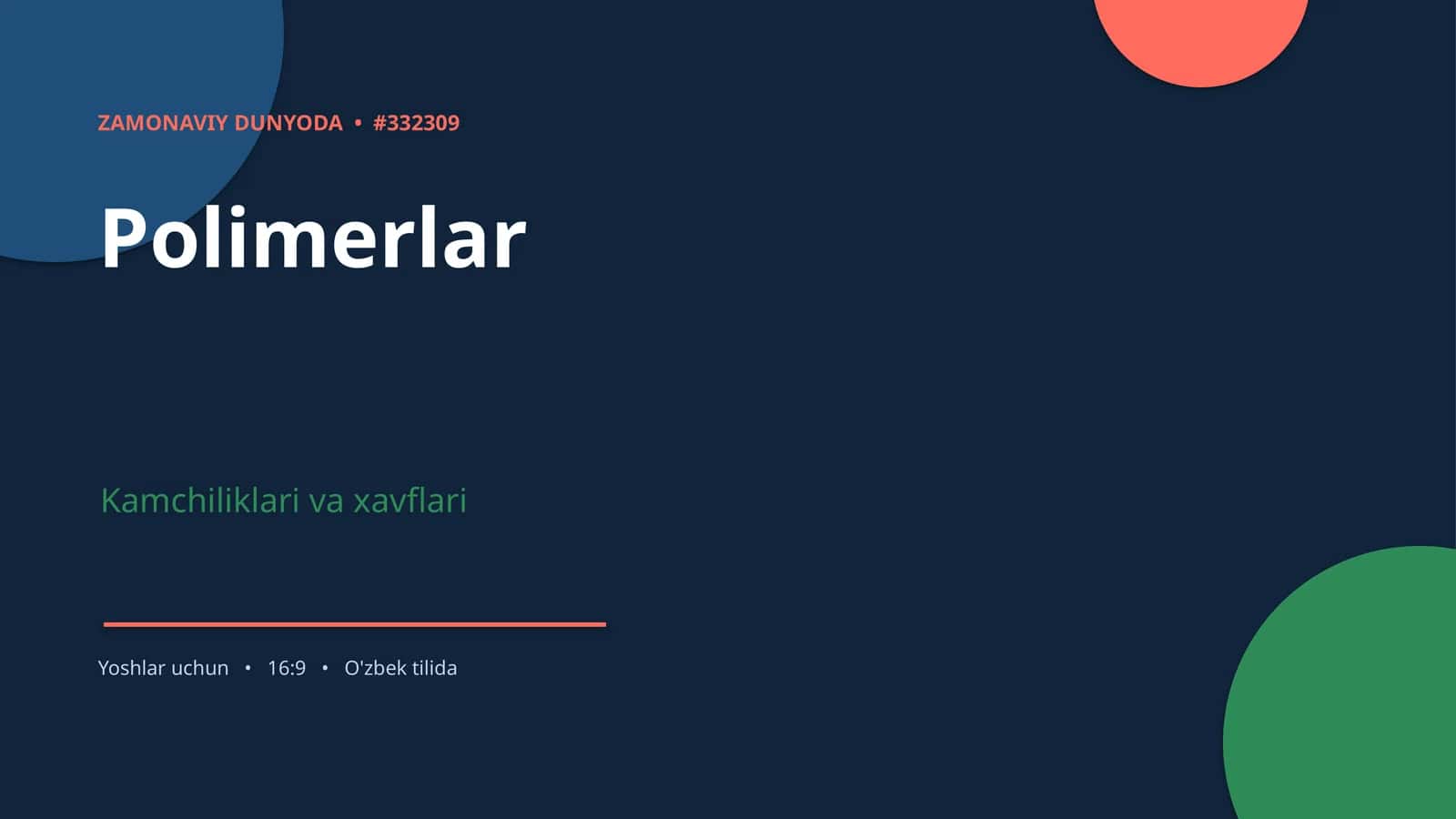 Polimerlar