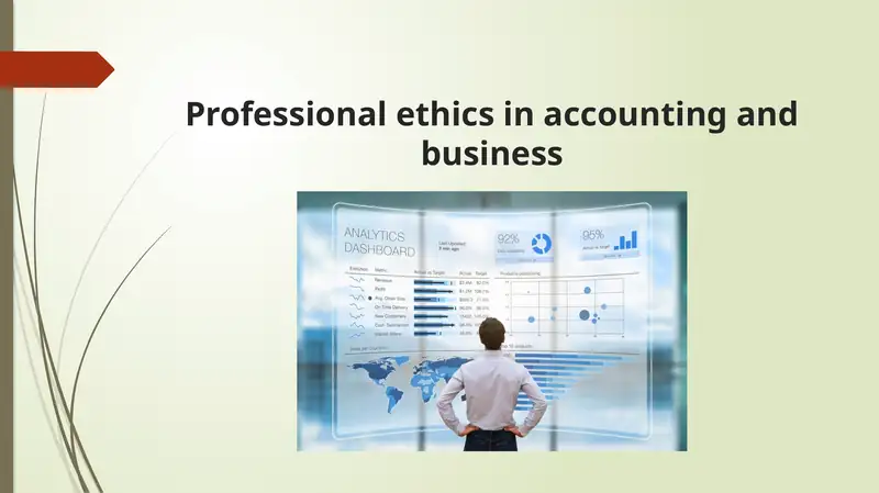 Professional ethics in accounting and business