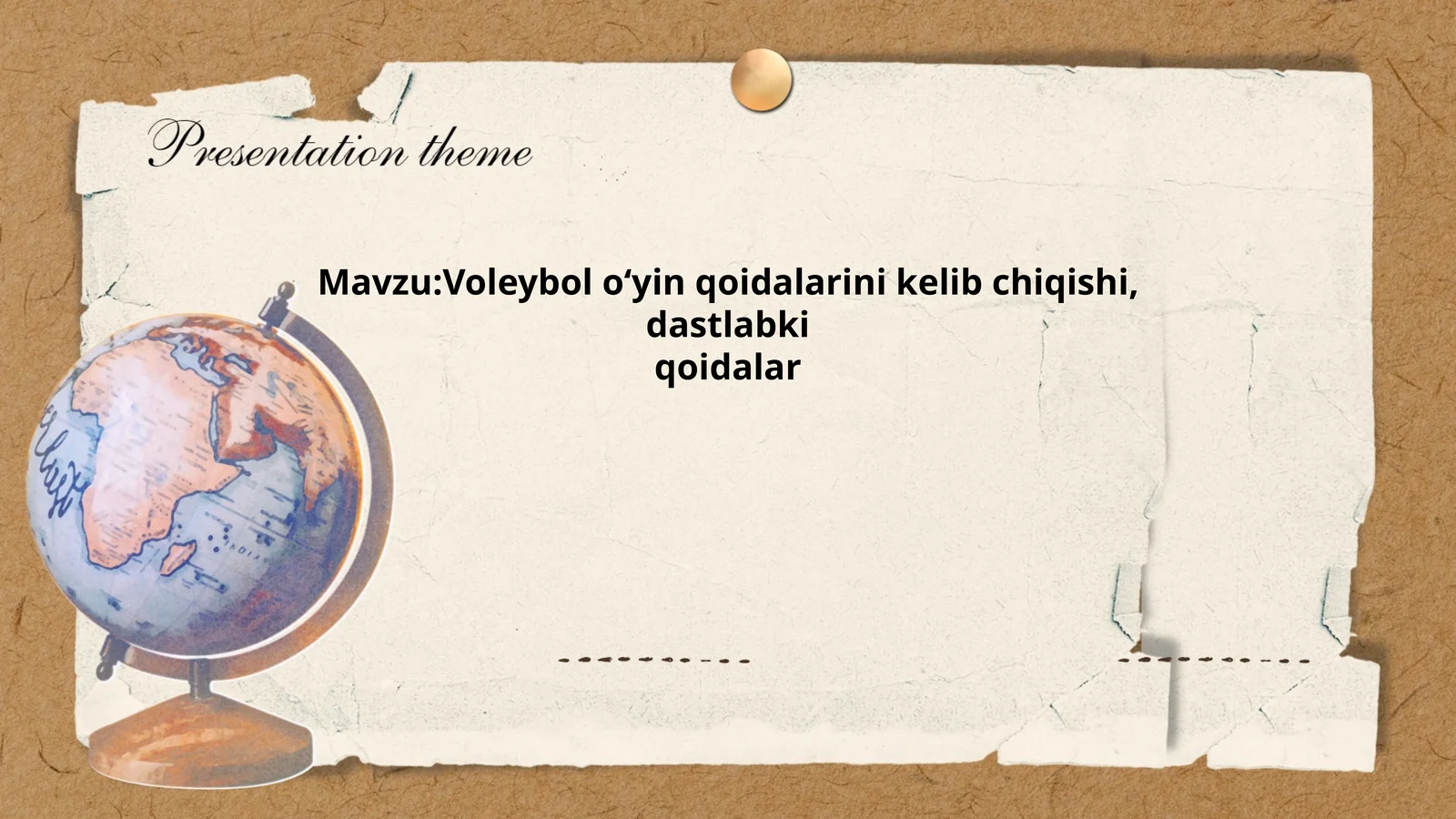 Voleybol o‘yinining tarixi