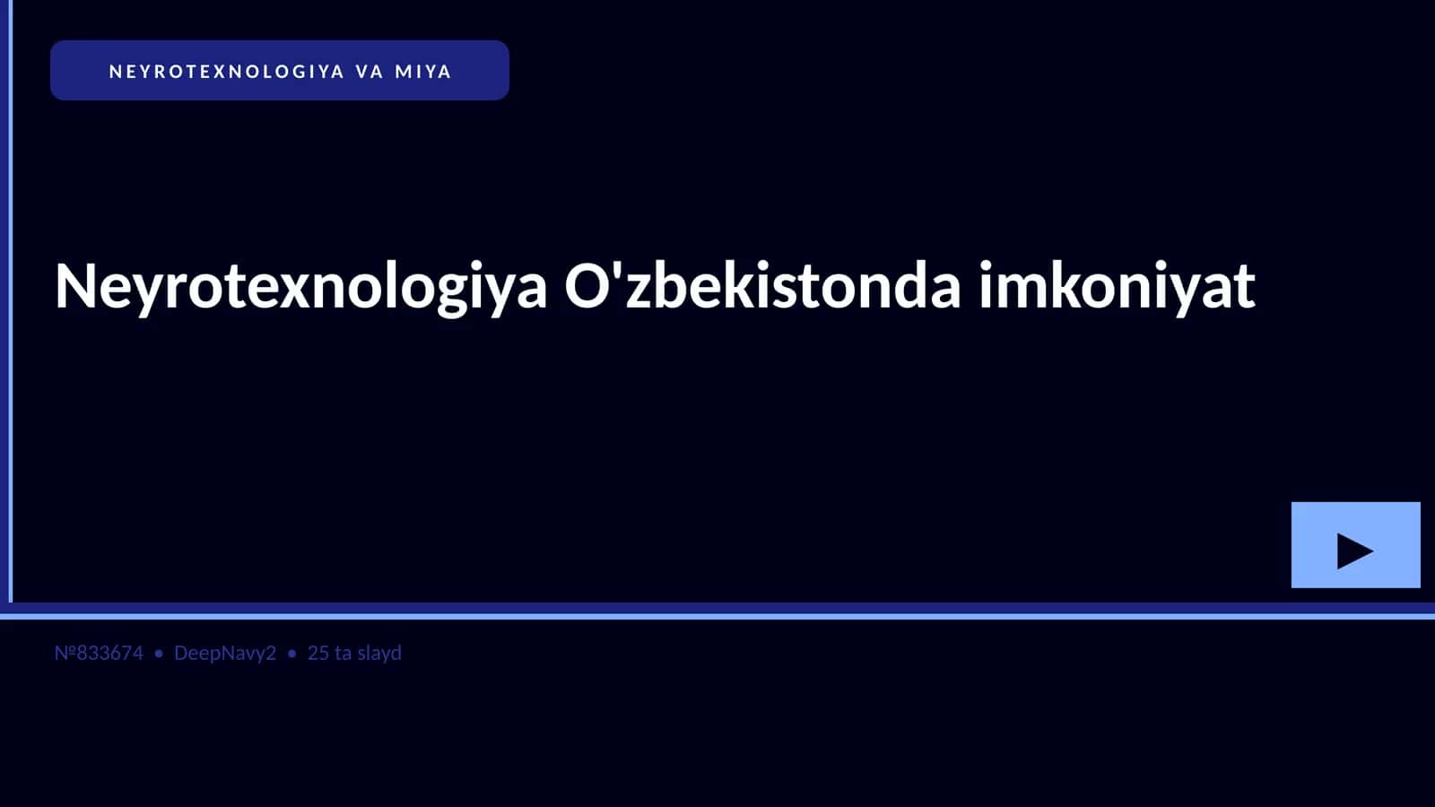 NEYROTEXNOLOGIYA VA MIYA