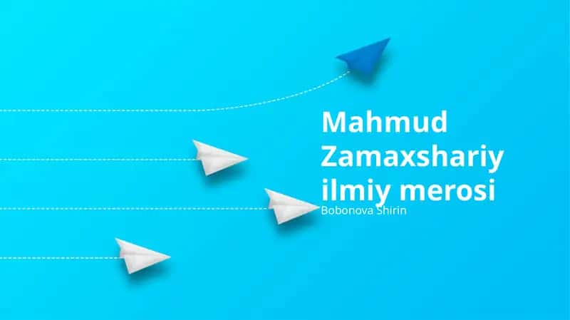 Mahmud Zamaxshariy ilmiy merosi