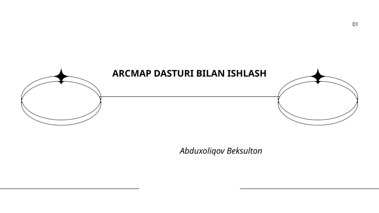 ArcMap Dasturi Bilan Ishlash